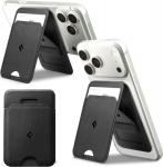 Spigen S314-1 SLIM FOLD TRIPOD MAGSAFE UNIVERSAL MAGNETIC CARD HOLDER BLACK