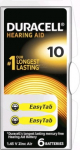 Duracell Hearing 10 (A10) Blister Pack 6pcs