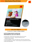 Kodak Ultra Premium Photo Paper 280g Satin 13 x 18 cm 20 Sheets
