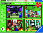 Ravensburger Minecraft: Bumper Puzzle Pack - Realms & Adventures (4x100 pcs) (12004290)