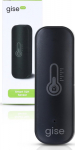 GISE Smart Wi-Fi Temperature and Humidity Sensor Black | Tuya | GTHS-WF-01-B