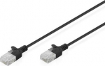 DIGITUS patch cable CAT 6 U-UTP Slim 3m Blau