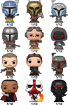 Funko Bitty Pop! Singles: Mandalorian (Blind Bag/Random) Vinyl Figures