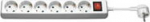 Wentronic Goobay Socket 6-vejs m/1.5m ledning m/circuit breaker