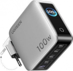 Ugreen GaN Tech Nexode Pro Fast Wall Charger with Smart Display & Touch Control Grey