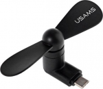 Wentylator USB Usams USAMS Pinwheel USB-C czarny/black TCMF01 (US-ZB010)