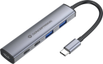CONCEPTRONIC 4-1 Dock USB-C->2xUSB-C/2xUSB-A/100WPD gr