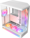 NZXT H series H6 RGB+ Tower ATX Hvid