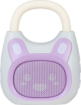 Alilo Pocket Bunny K1 - Odtwarzacz MP3 z Bluetooth - fioletowy