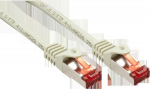 LINDY Patchkabel Cat6 S/FTP Basic hellgrau 0.30m