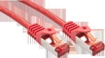LINDY Patchkabel Cat6 S/FTP Basic rot 0.30m