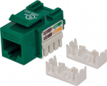 Intellinet Module Keystone RJ45 UTP Cat5e zielony_ - 1 port RJ45 UTP Cat5e zielony