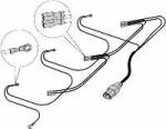 SCHROFF Grid splitter for fans - Internal power supply, 2-pole (W)