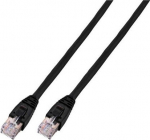 EFB Elektronik EFB RJ45 Patchkabel U/UTP, Cat.6, LSZH, CCA, 10m, schwarz