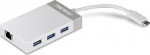 TRENDNET USB-C to Gigabit Ethernet Adapter + USB Hub