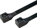 Organizer LogiLink Cable tie Black 100 sztuk (KAB0002B)