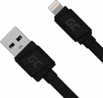 Green Cell KABGC02 lightning cable 0.25 m Black