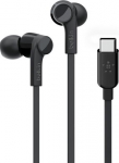BELKIN ROCKSTAR INEAR HEADPHONE, WITH USB-C CONNECTOR BLACK