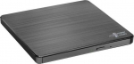 H.L Data Storage | Ultra Slim Portable DVD-Writer | GP60NB60 | Interface USB 2.0 | DVD&plusmn;R/RW | CD read speed 24 x | CD write speed 24 x | Black | Desktop/Notebook