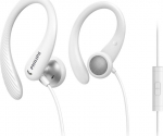 Philips Headphones/Headset Wired, Ear-Hook, In-Ear Sports White