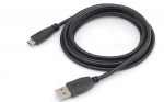 Equip Kabel USB-A2.0->C 3A St/St 2.00m schwarz