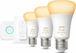 Philips Hue Bridge starter kit + 3 x light bulb E27 8.5W WA BT + switch