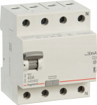 Legrand Residual current circuit breaker 4P 40A 0.03A typ A RX3 402075