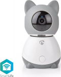 Nedis WIFICI30CGY Baby monitor white