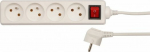 Listwa zasilająca Vorel 4 jack 1.5 m White (72525)