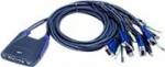 ATE Aten 4-Port USB VGA/Audio Cable KVM Switch | Aten | 4-Port USB VGA/Audio Cable KVM Switch (0.9m, 1.2m)