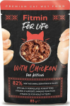 FIM Fitmin For life sachet of chicken fillets in sauce for kittens 85g