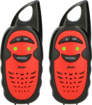 Alecto Walkie Talkie Set of 2 for Kids, range 3 km, black/red
