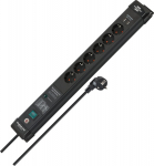 Brennenstuhl 1951160606 - 3 m - 6 AC-Outputs - Indoor - angled - IP20 - Schwarz