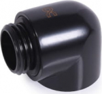 Alphacool Eiszapfen Adapter 90 Grad G1/4 Zoll AG auf G1/4 Zoll IG - schwarz