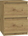 TOP E SHOP M2 Malwa bedside table 2 drawers Oak Artisan
