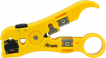 Equip Universal Stripping tool round/Area/Coaxial gelb