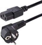 StarTech.com 3m (10ft) Computer Power Cord, 18AWG, EU Schuko to C13 Power Cord, 10A 250V, Black Replacement AC Cord, TV/Monitor Power Cable, Schuko CEE 7/7 to IEC 60320 C13 Power Cord - PC Power Supply Cable (713E-3M-POWER-CORD) - power Cable - power ...