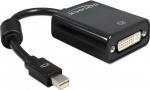 DELOCK Displayport Adapter mini DP -> DVI(24+5) St/Bu schwar