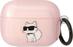 Karl Lagerfeld KLAPHNCHTCP Airpods Pro cover Ikonik Choupette / pink