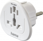 Hama Adapter Travel Universal Socket -> Wtyk EU White