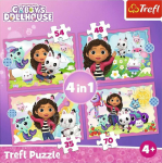 Trefl Puzzle 4w1 Gabi& 34620
