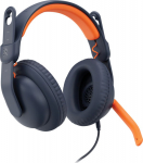 Log Logitech Headset Zone LEARN Over-Ear EDUCATION Wired Headset for Students (Jack)