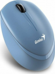 Genius Computer Technology Genius Mouse NX-7009, 1200DPI, 2.4 [GHz], Optical, 3kl., Wireless, niebieska, 1 szt AA, Blue Eye sensor, symmetrical