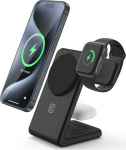 Crong Wireless charger MagSpot Stand 3w1 z MagSafe do iPhone, Apple Watch i AirPods