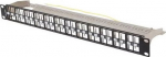 LANBERG 19" Patchpanel Blank 1U 48-Port FTP for Keystone sw