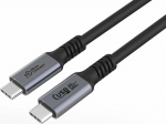 MicroConnect USB-C to USB-C cable 3m, Premium, 240W, 40Gbps, USB4