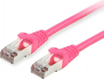Equip Patchkabel Cat6 S/FTP 2xRJ45 25.00m pink LSZH Polybeutel