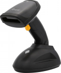 Equip 1D-Barcodescanner Laser Wireless/433MHz+Halter schwarz
