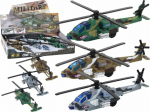 LeanToys Military Helicopter Military Helicopter Aluminum Mix Sound Light