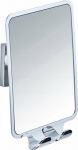Wenko cosmetic mirror QUADRO cosmetic mirror, Vacuum-Loc, anti fog WENKO